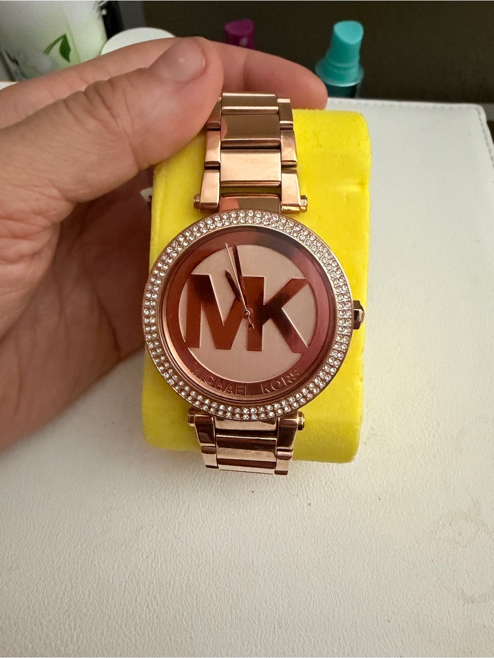 Michael Kors Gold-Tone Stainless Steel Bracelet Watch